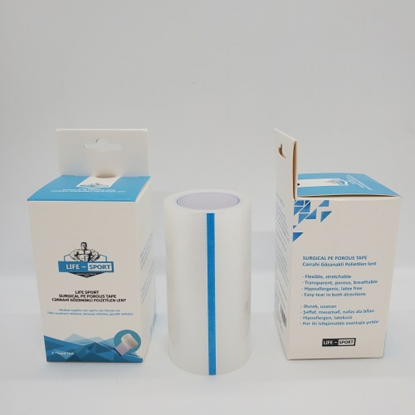 Cərrahi əməliyyat sonrası və suya davamlı Tape 7,5 sm x 4,5 m