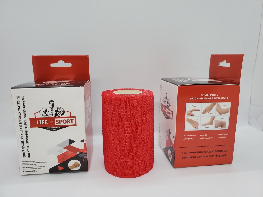 Öz-özünə Yapışan Latekssiz Elastik Bandaj 7,5 sm x 4,5 m
