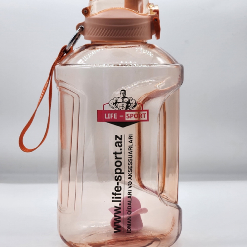 LIFE SPORT WATER BOTTLE WITH PLASTIC BALL 2,2L