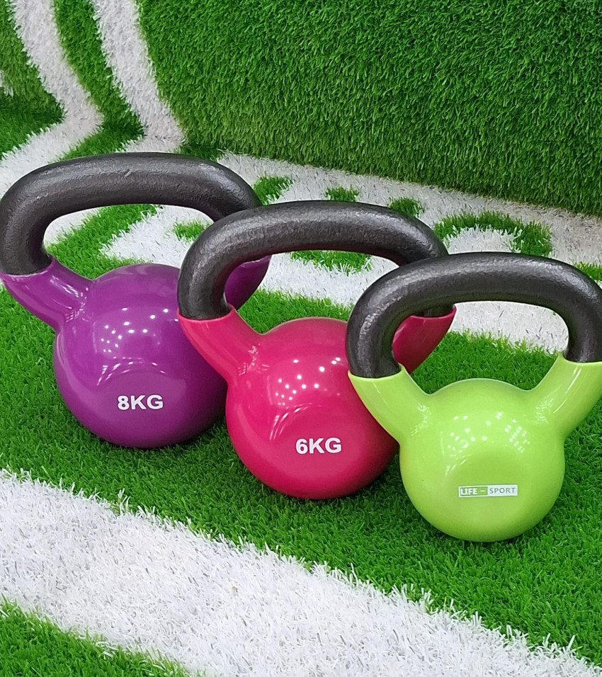 Vinil örtüklü Kettlebell / 28 kq
