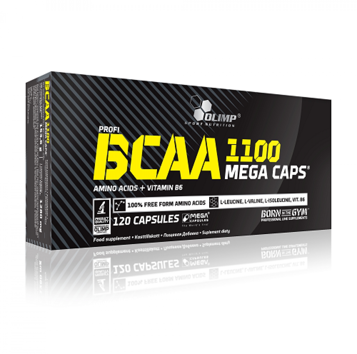 BCAA MEGA CAPS, 120 KAPSUL