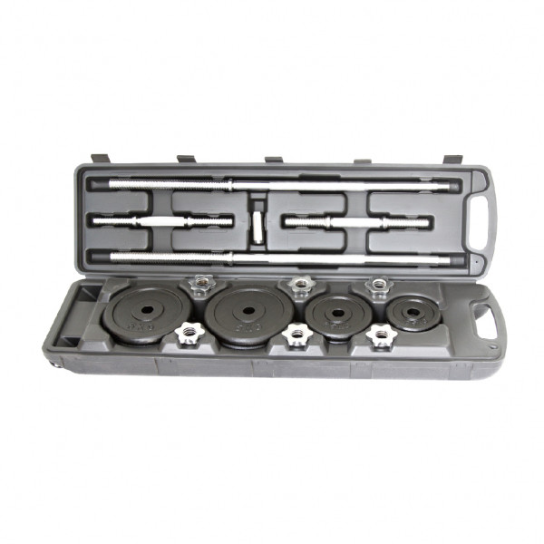 Life-Sport Adjustable 50 kg Dumbbless Barbell Set