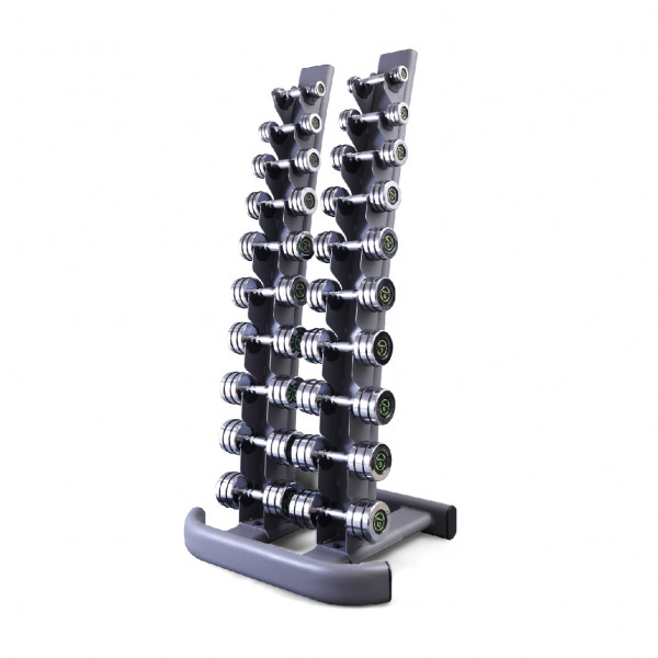 Life-Sport 10 Pairs Dumbbell Set with Rack (1kg-10kg)
