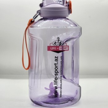 LIFE SPORT WATER BOTTLE WITH PLASTIC BALL 2,2L
